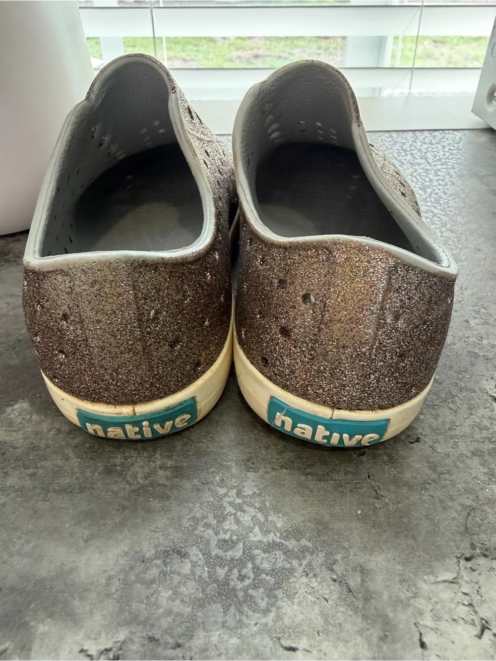 Native Slip-On Sneakers in Cream/Beige